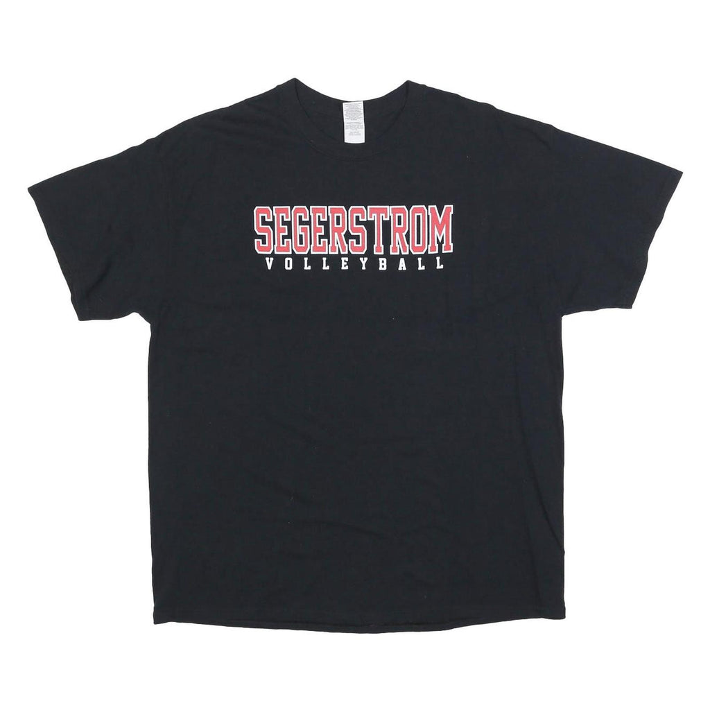 GILDAN Mens Black Segerstrom Volleyball Graphic T-Shirt XL Short Sleeve Crew