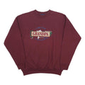 M&C SPORT Mens Maroon Limited Edition Grandpa Crew Neck M Cotton Blend