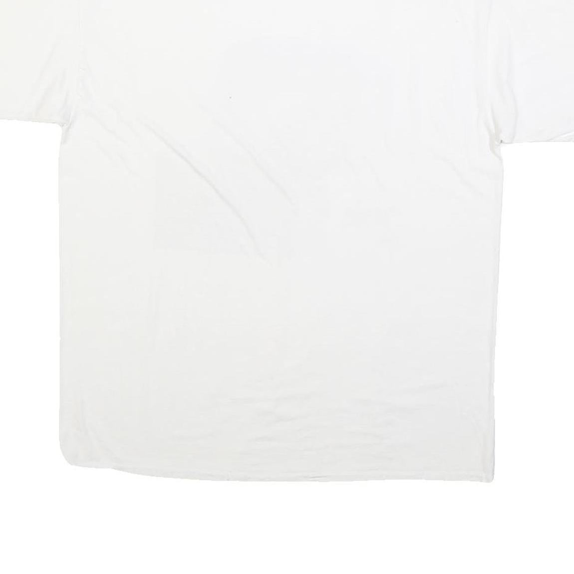 2PAC Mens White Graphic T-Shirt L Short Sleeve Crew Neck Cotton Blend