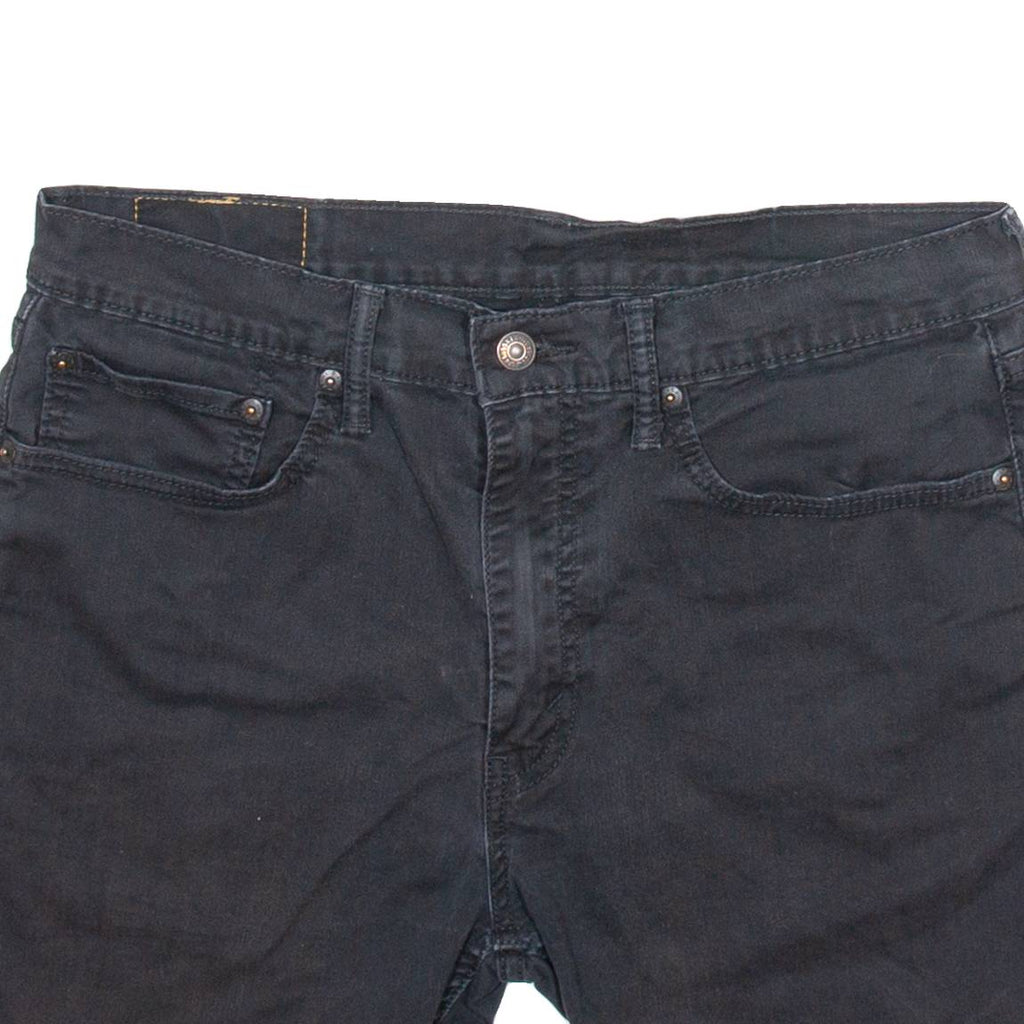 LEVI'S 502 Womens Denim Shorts Black L W34