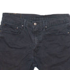 LEVI'S 502 Womens Denim Shorts Black L W34