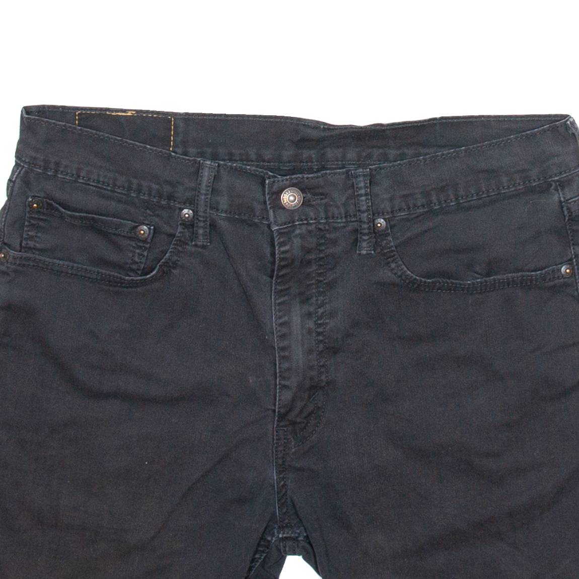 LEVI'S 502 Womens Denim Shorts Black L W34
