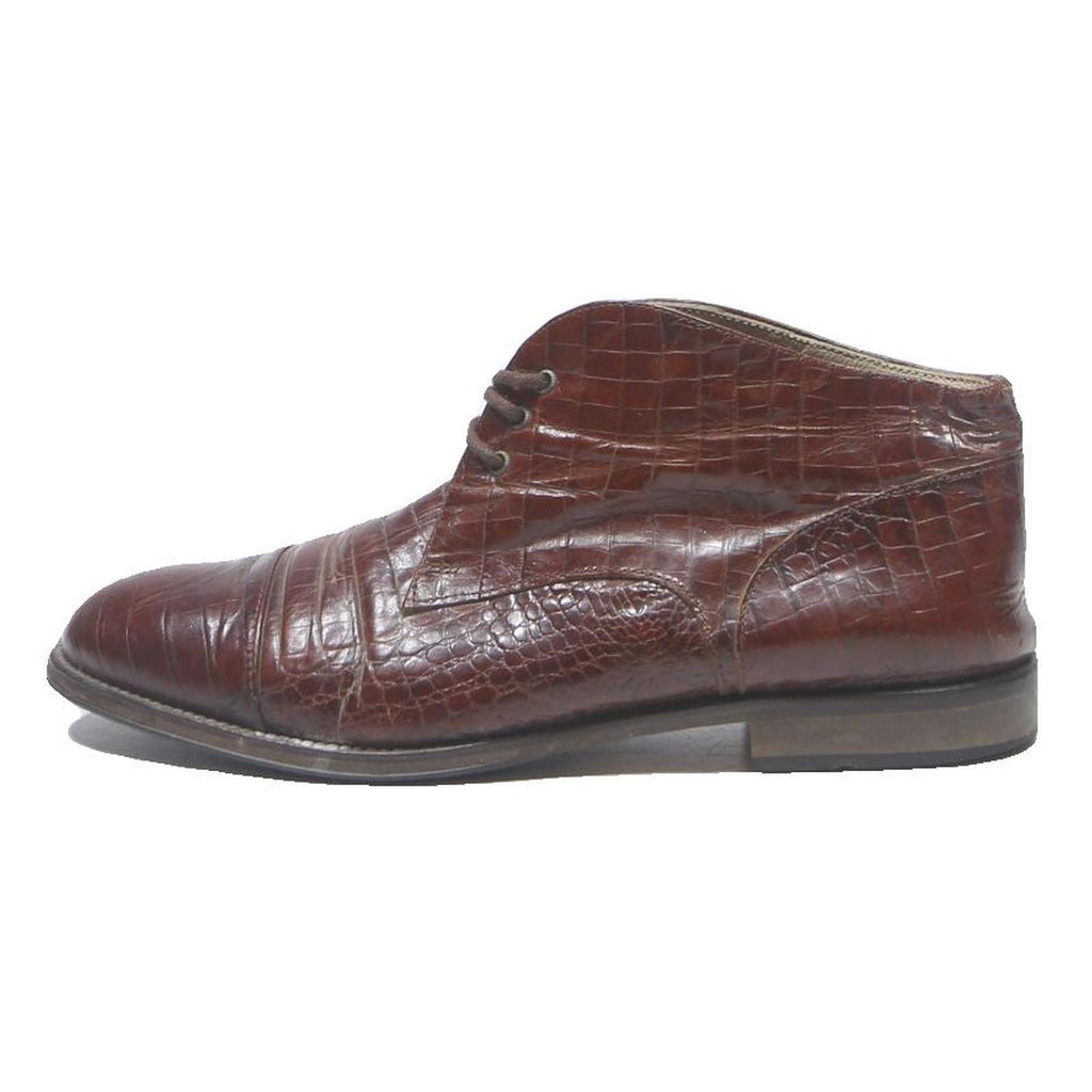 BALLY Womens Brown Leather Ankle Boots UK 5 Classic Dress Shoes