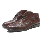 BALLY Womens Brown Leather Ankle Boots UK 5 Classic Dress Shoes