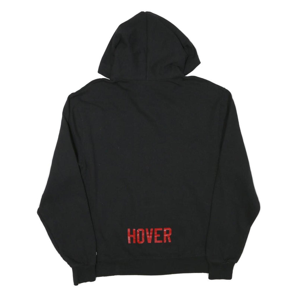 CHAMPION Mens Black Fort Falcons Hoodie M Cotton Blend Drawstring Hooded