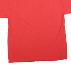 NFL Mens Red New England Patriots Go Pats Graphic T-Shirt L Short Sleeve Crew