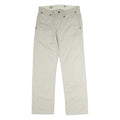LEVI'S Mens Beige Cotton Regular Straight Trousers W31 L31 Classic Casual Pants