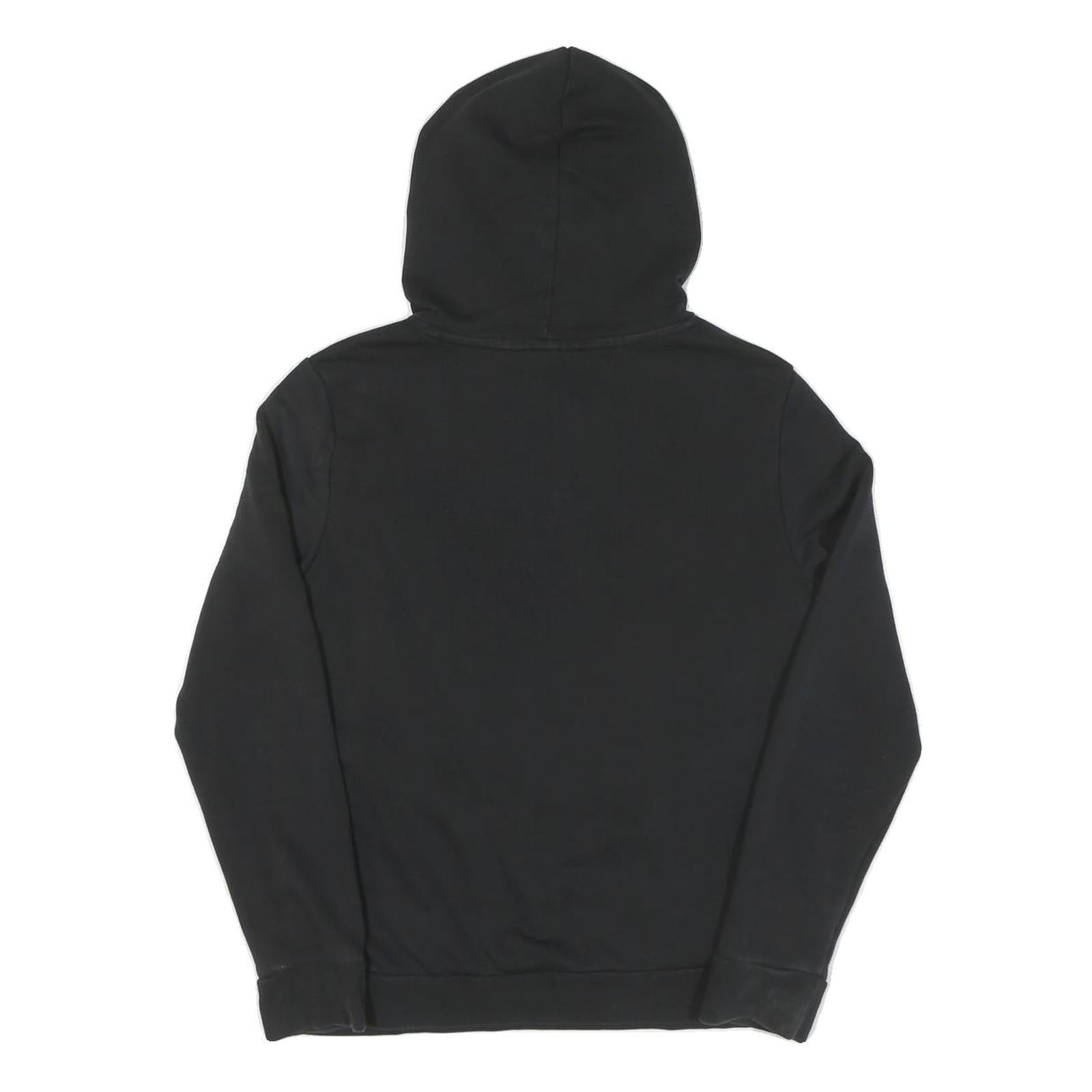 ADIDAS Womens Black Hoodie S Cotton Pullover Sportswear Sweatshirt