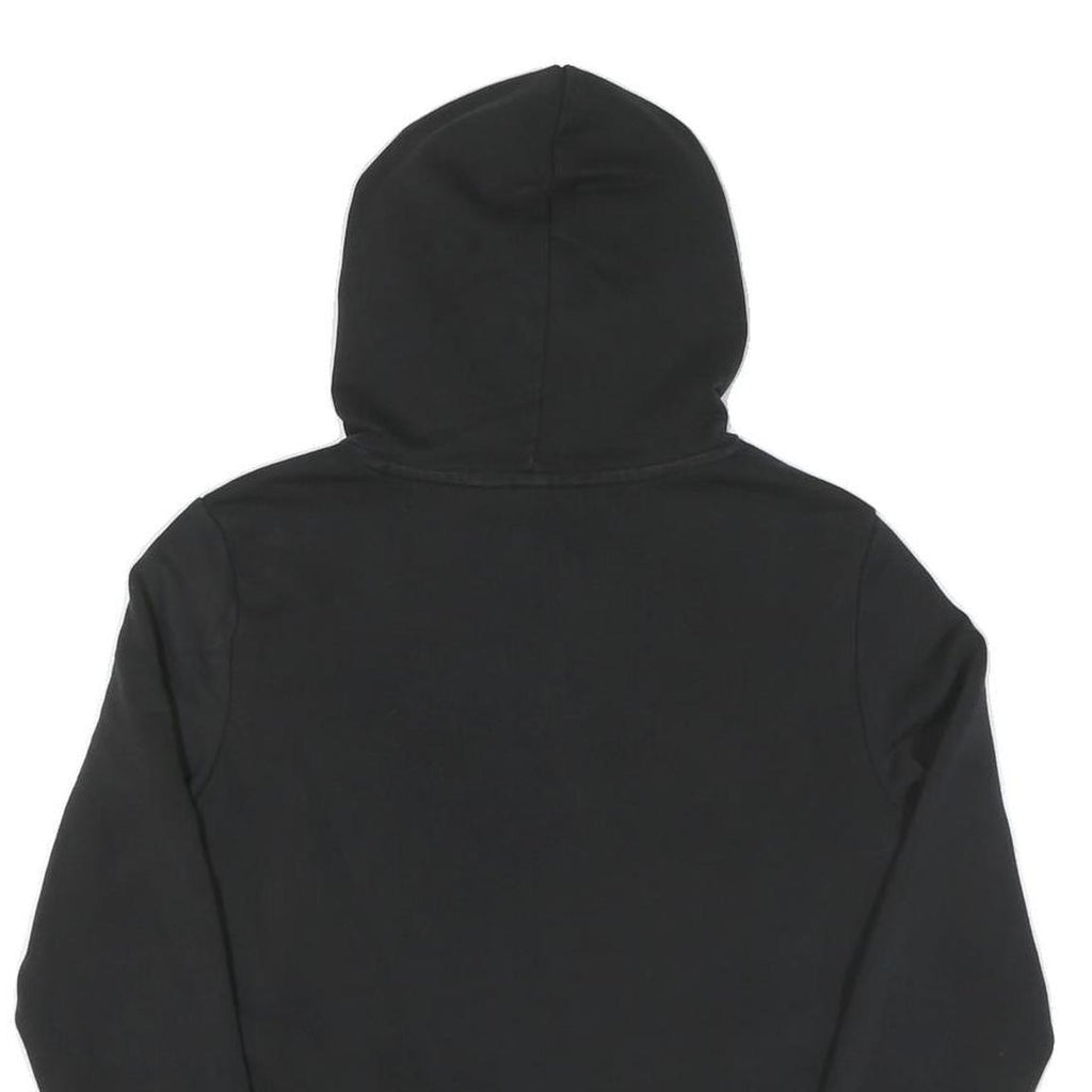 ADIDAS Womens Black Hoodie S Cotton Pullover Sportswear Sweatshirt