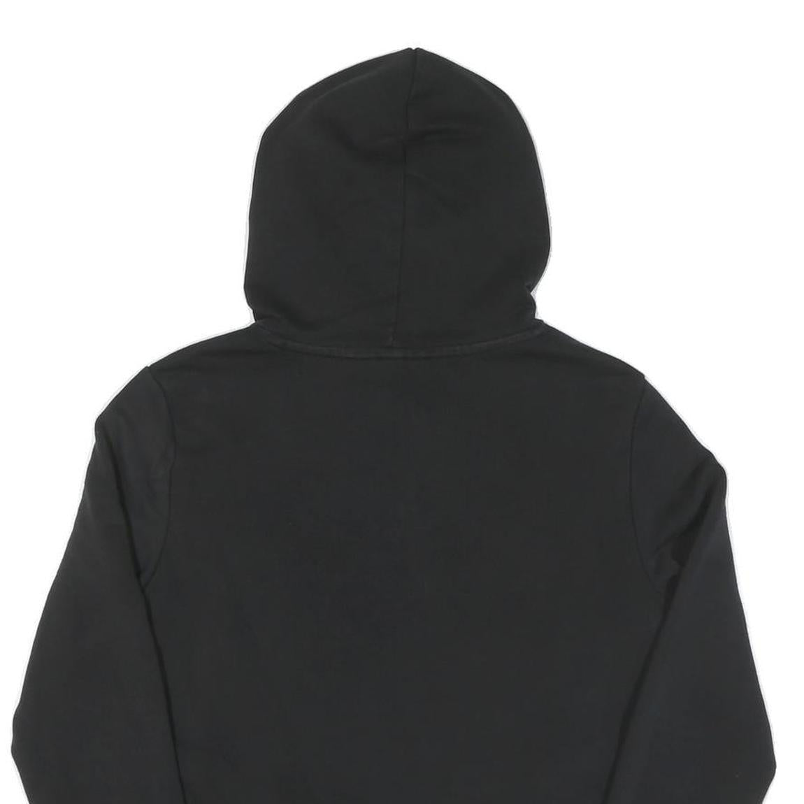 ADIDAS Womens Black Hoodie S Cotton Pullover Sportswear Sweatshirt