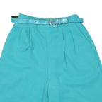 CRISTIN STEVENS Womens Shorts Blue Casual S W24 Summer Belted Relaxed Fit