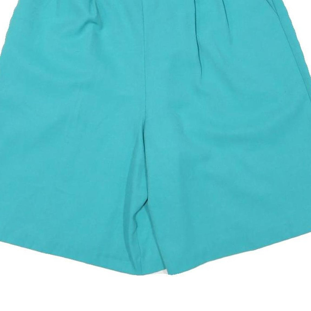 CRISTIN STEVENS Womens Shorts Blue Casual S W24 Summer Belted Relaxed Fit