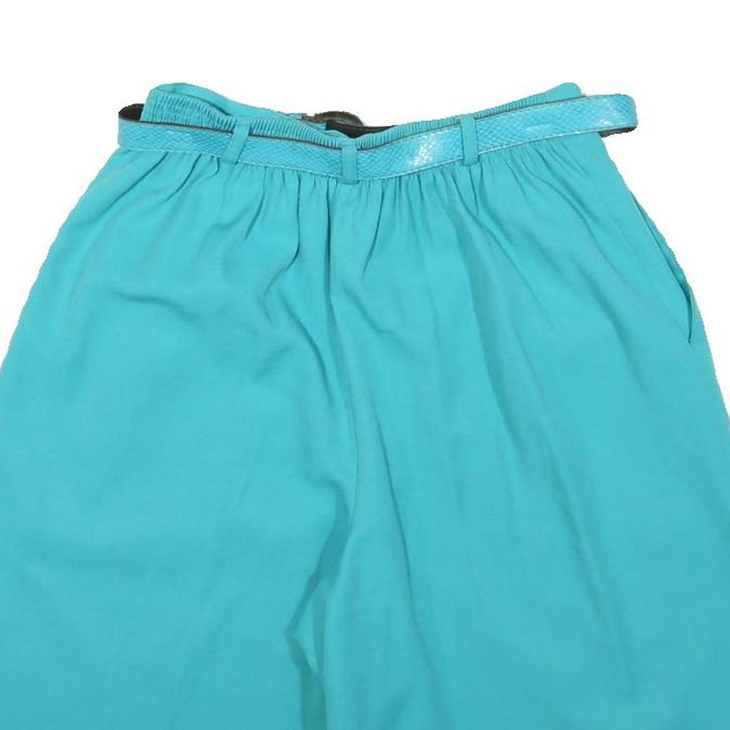 CRISTIN STEVENS Womens Shorts Blue Casual S W24 Summer Belted Relaxed Fit