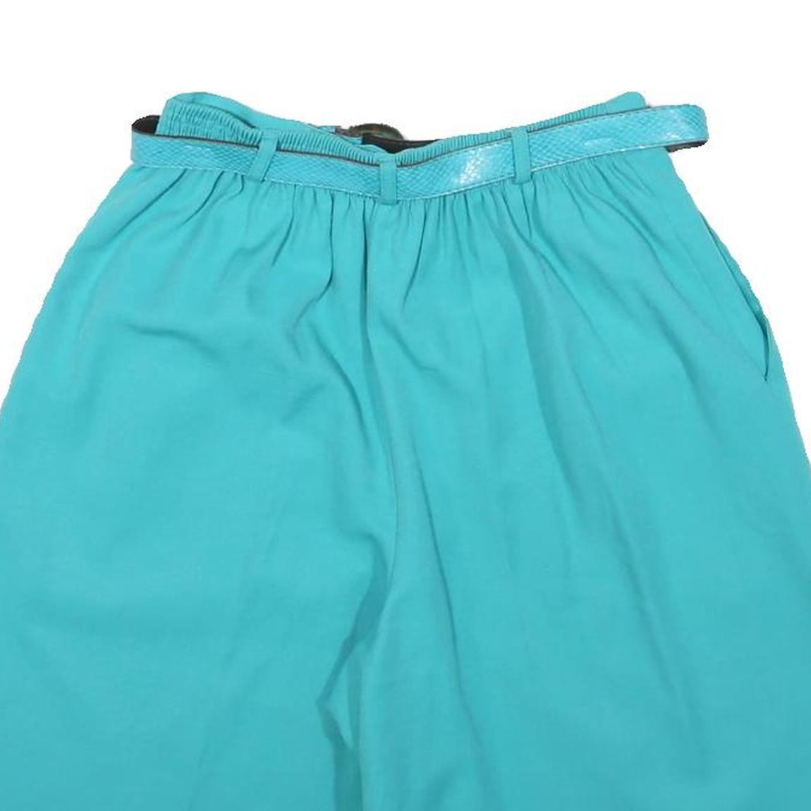 CRISTIN STEVENS Womens Shorts Blue Casual S W24 Summer Belted Relaxed Fit