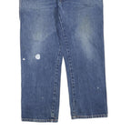 DICKIES Mens Jeans Blue Regular Straight Denim Medium W38 L28 Workwear Zip