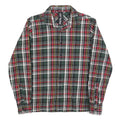 REPLAY Mens Green & Red Check Shirt M Cotton Blend Long Sleeve Casual