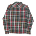 REPLAY Mens Green & Red Check Shirt M Cotton Blend Long Sleeve Casual