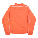 PUMA Womens Orange Polyester Blend Jacket UK 16 Zip Lightweight Sports Outerwear