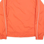 PUMA Womens Orange Polyester Blend Jacket UK 16 Zip Lightweight Sports Outerwear
