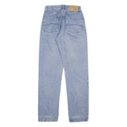 TEDDYS Mens Blue Regular Straight Denim Cotton Light W28 L33 Button Closure