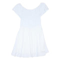 JACK WILLS Womens White Blue Stripe Day Dress Cotton Blend Off The Shoulder UK