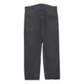 LEVI'S Mens Cotton Blend Black Regular Fit Straight Leg Trousers W34 L28 Button