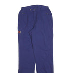 MAMMUT Womens Polyester Blue Regular Tapered Trousers W26 L34 Outdoor Casual Zip