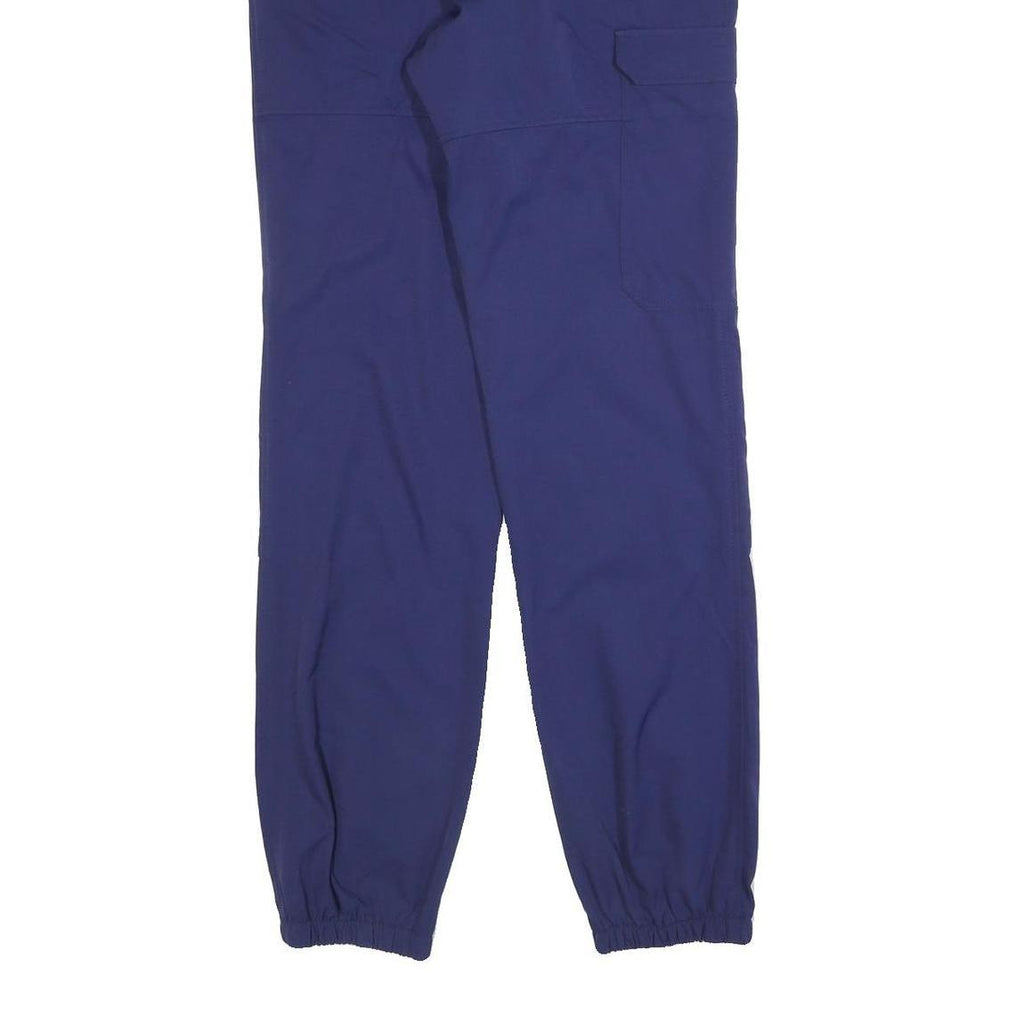 MAMMUT Womens Polyester Blue Regular Tapered Trousers W26 L34 Outdoor Casual Zip