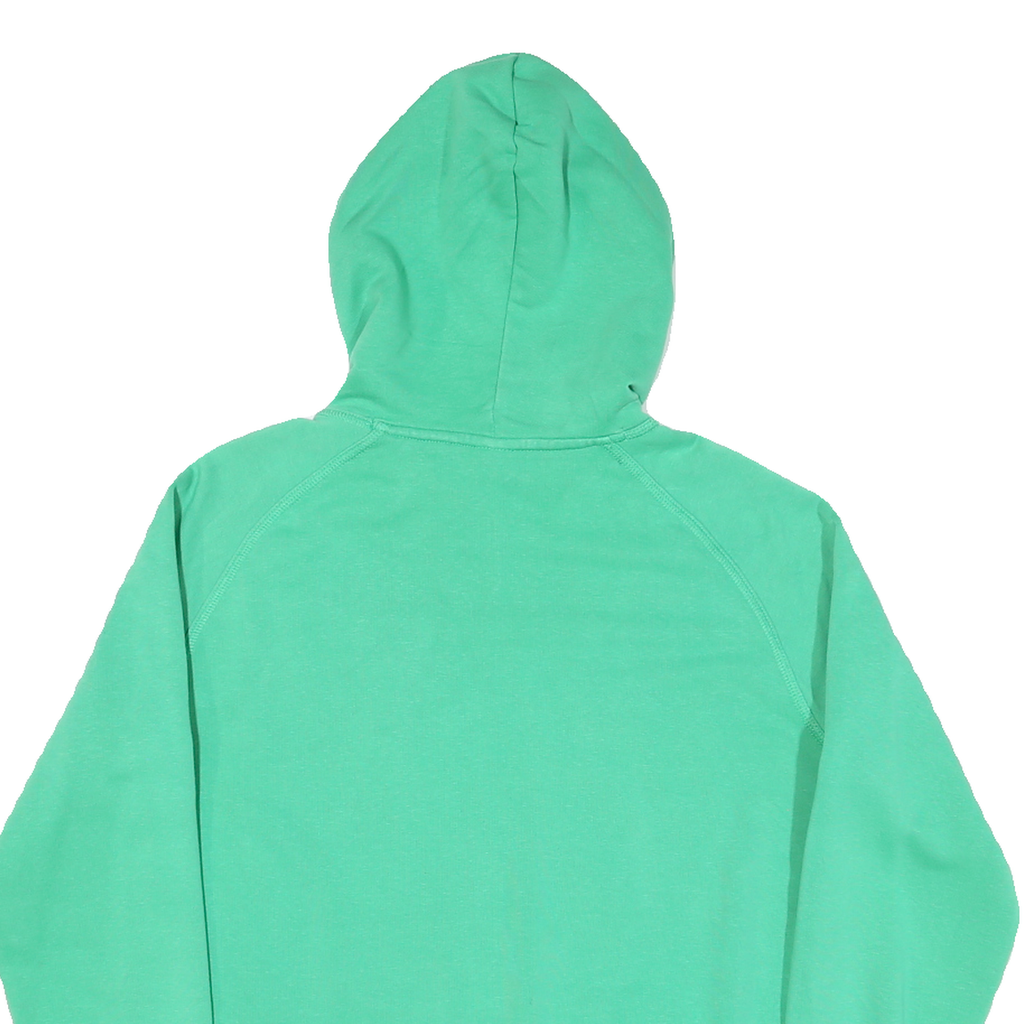 PUMA Mens Green Hoodie S Cotton Blend Pullover Drawstring Hooded Sweatshirt