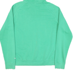 PUMA Mens Green Hoodie S Cotton Blend Pullover Drawstring Hooded Sweatshirt