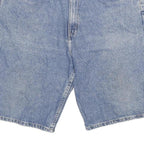 Arizona Mens Denim Blue Relaxed Fit Shorts 2XL W36 Cotton Blend Casual