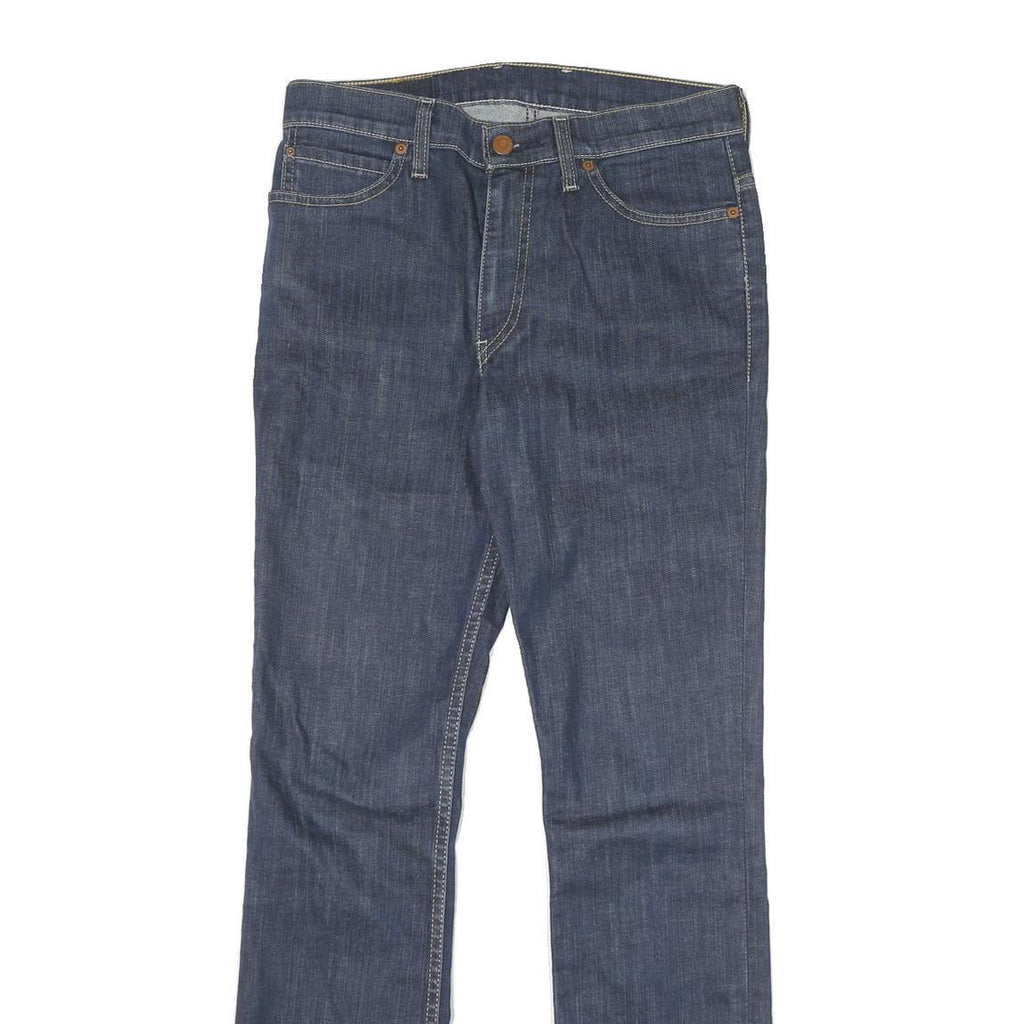 LEVI'S Mens Slim Blue Denim Raw Jeans W31 L32 Classic Zip Closure