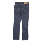 LEVI'S Mens Slim Blue Denim Raw Jeans W31 L32 Classic Zip Closure
