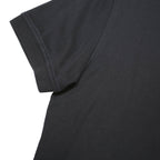 TOMMY HILFIGER Mens Black Short Sleeve Plain Polo Shirt L Cotton Blend Casual