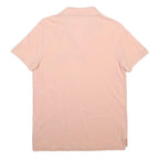 TOMMY HILFIGER Mens Pink Polo Shirt M Cotton Blend Short Sleeve Classic