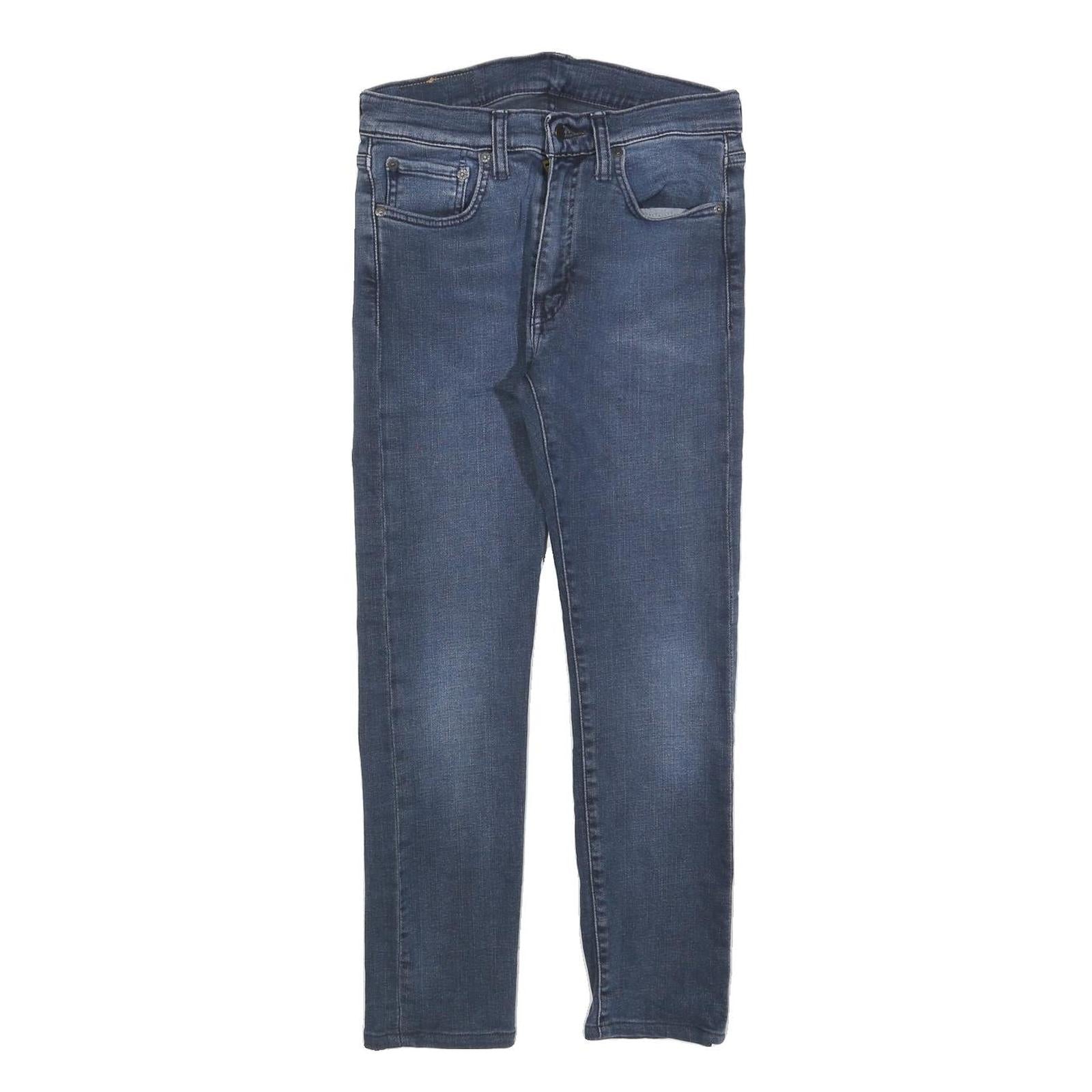 LEVI'S 519 Mens Slim Blue Denim Medium W30 L25 Zip Cotton Blend Jeans