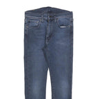 LEVI'S 519 Mens Slim Blue Denim Medium W30 L25 Zip Cotton Blend Jeans