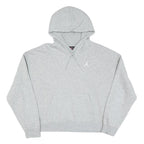 AIR JORDAN Womens Grey Pullover Hoodie S Jumpman Logo Casual Sportswear