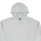 AIR JORDAN Womens Grey Pullover Hoodie S Jumpman Logo Casual Sportswear