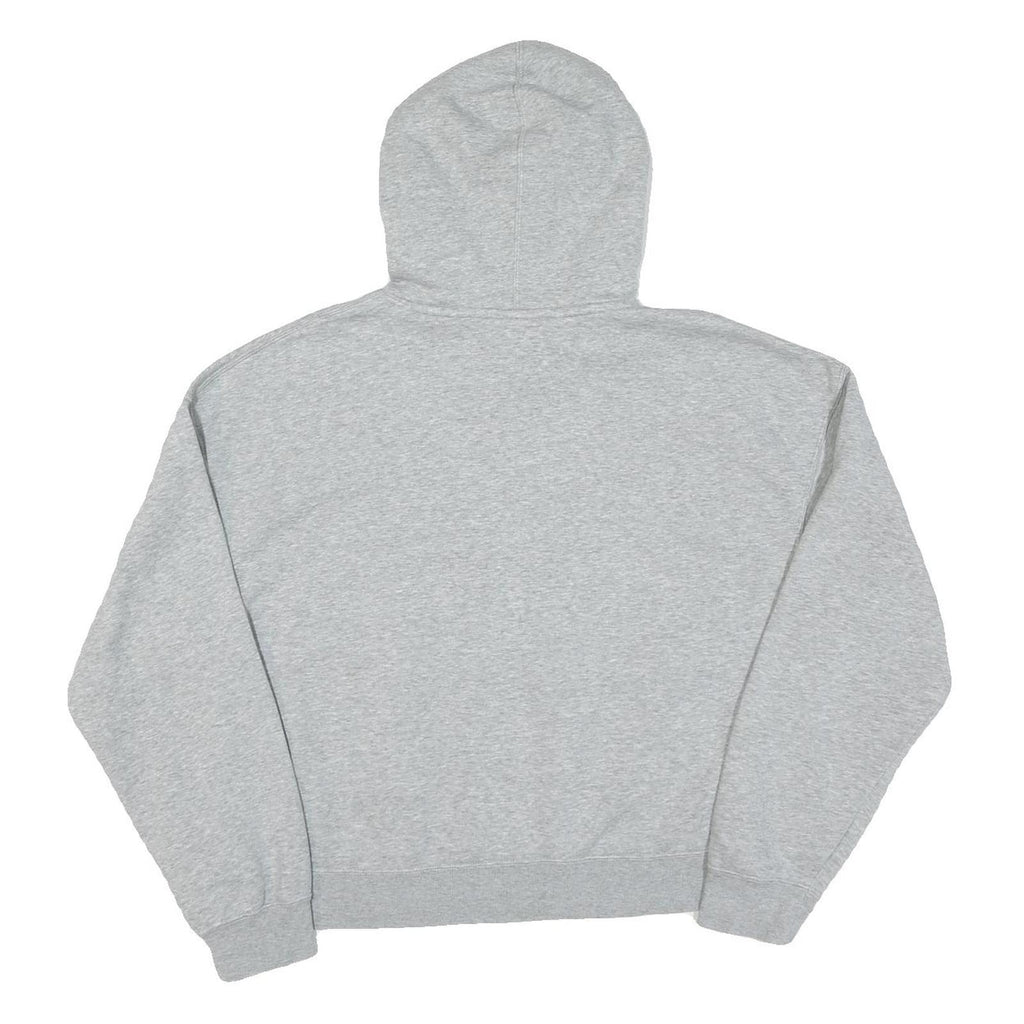 AIR JORDAN Womens Grey Pullover Hoodie S Jumpman Logo Casual Sportswear