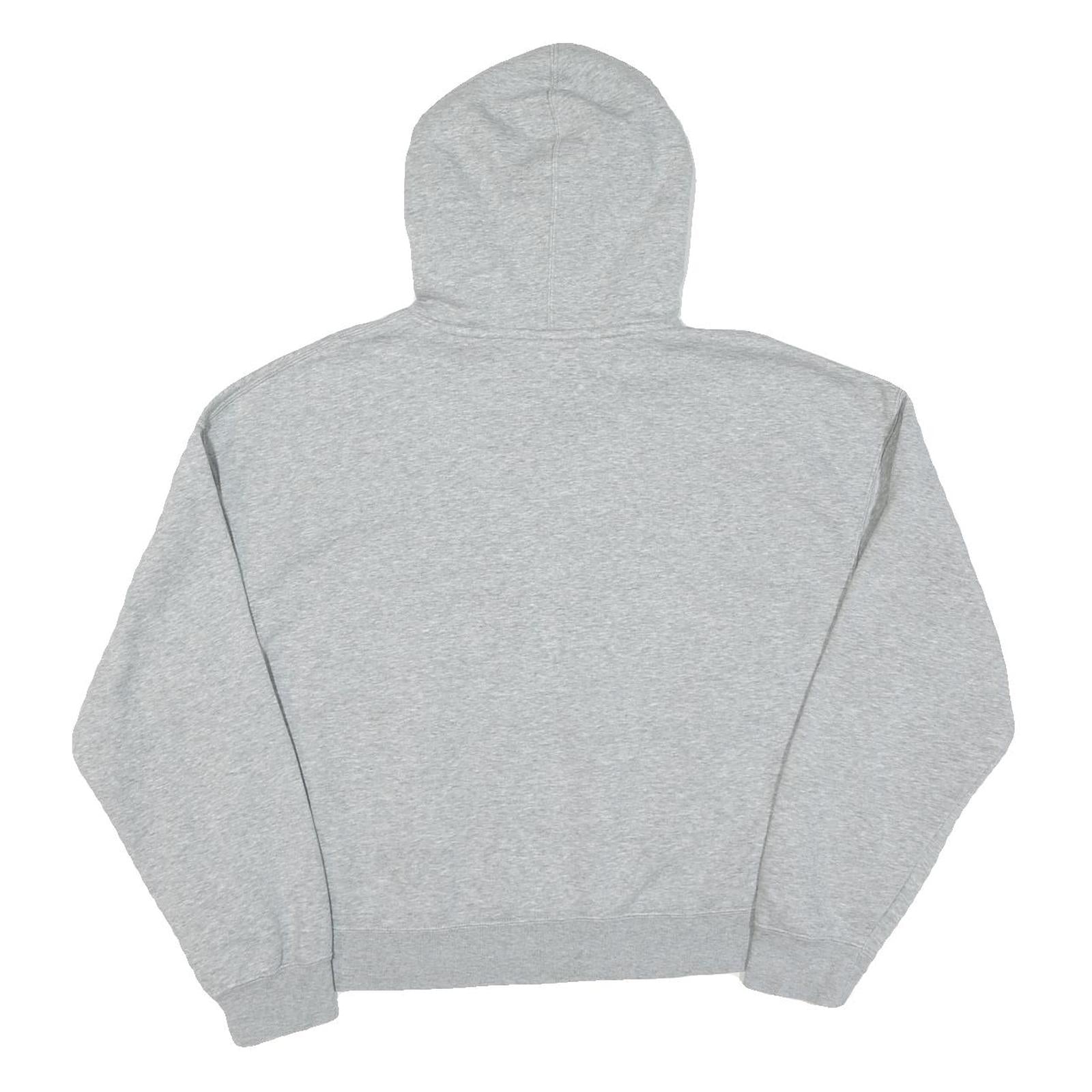 AIR JORDAN Womens Grey Pullover Hoodie S Jumpman Logo Casual Sportswear