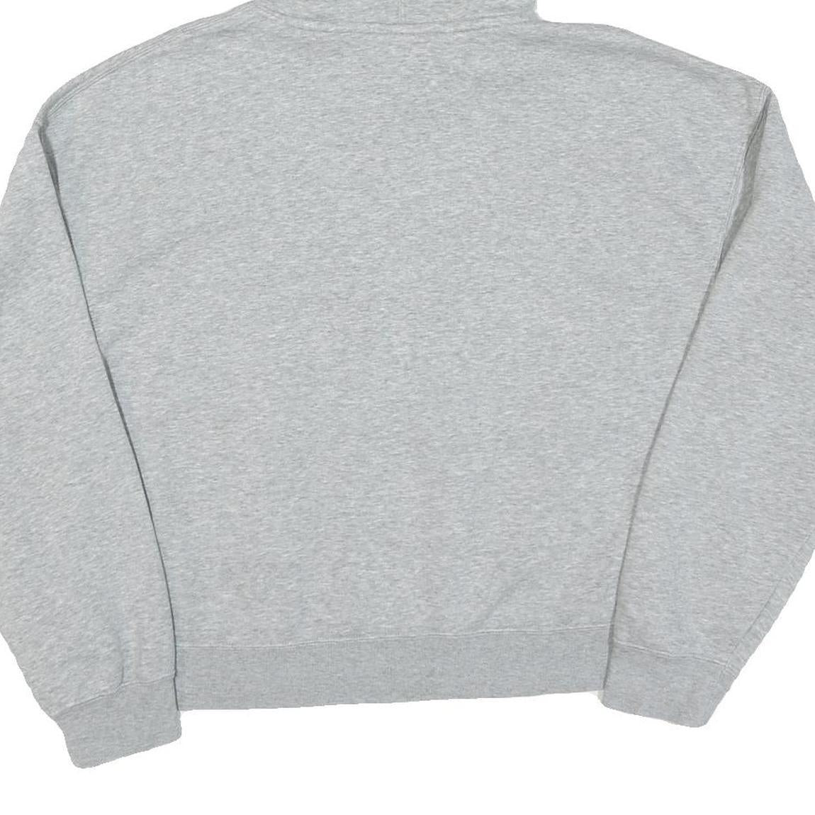 AIR JORDAN Womens Grey Pullover Hoodie S Jumpman Logo Casual Sportswear