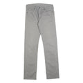 LEVI'S 513 Mens Slim Grey Cotton Blend Jeans W29 L32 Zip Closure