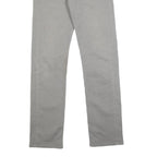 LEVI'S 513 Mens Slim Grey Cotton Blend Jeans W29 L32 Zip Closure