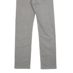 LEVI'S 513 Mens Slim Grey Cotton Blend Jeans W29 L32 Zip Closure