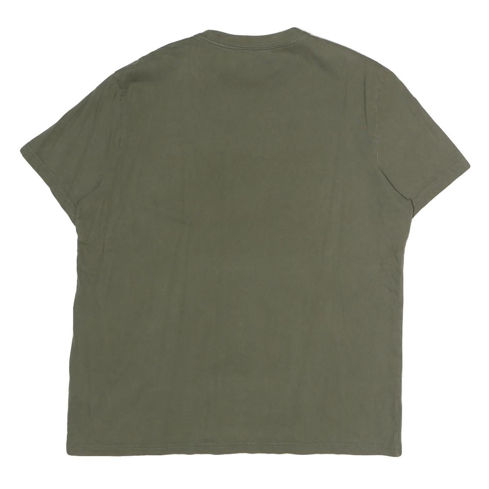 CALVIN KLEIN JEANS Mens Green Blue Graphic T-Shirt L Short Sleeve Crew Neck