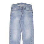 LEVI'S 505 Mens Jeans Blue Regular Straight Denim Medium W33 L32 Classic Zip