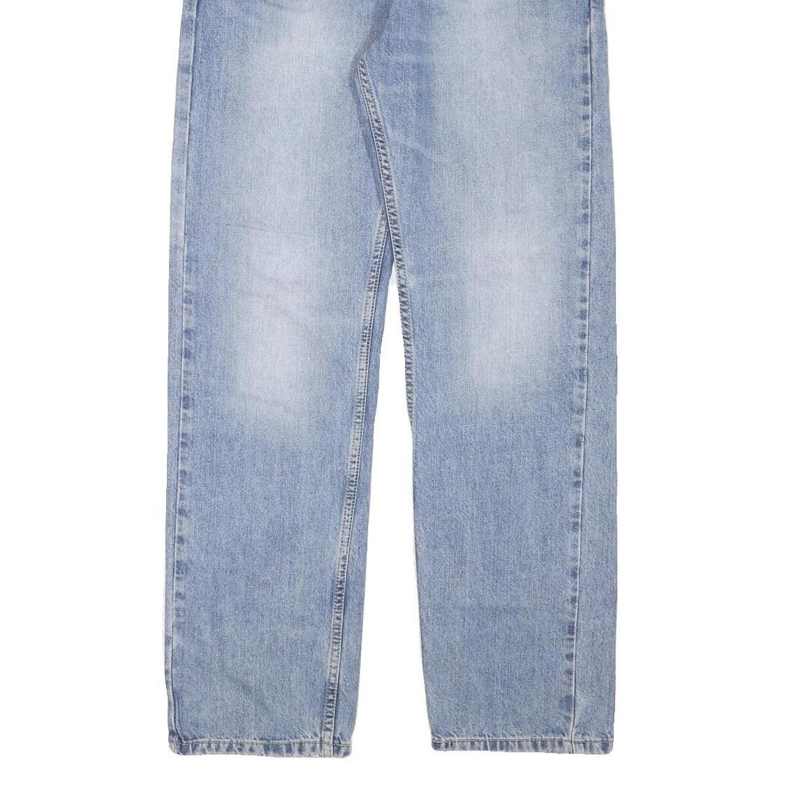 LEVI'S 505 Mens Jeans Blue Regular Straight Denim Medium W33 L32 Classic Zip