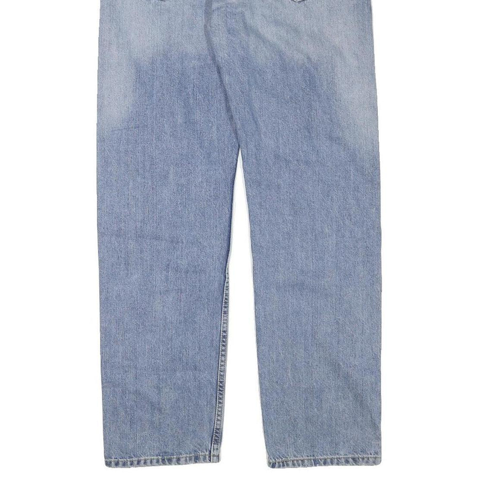 LEVI'S 505 Mens Jeans Blue Regular Straight Denim Medium W33 L32 Classic Zip