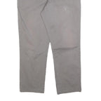 TOMMY HILFIGER Mens Cotton Blend Grey Slim Straight Trousers W36 L26 Casual